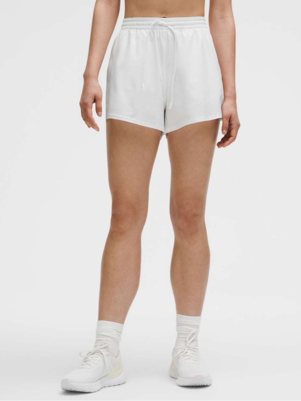 lululemon athletica White Women's Athletic Drawstring Shorts
